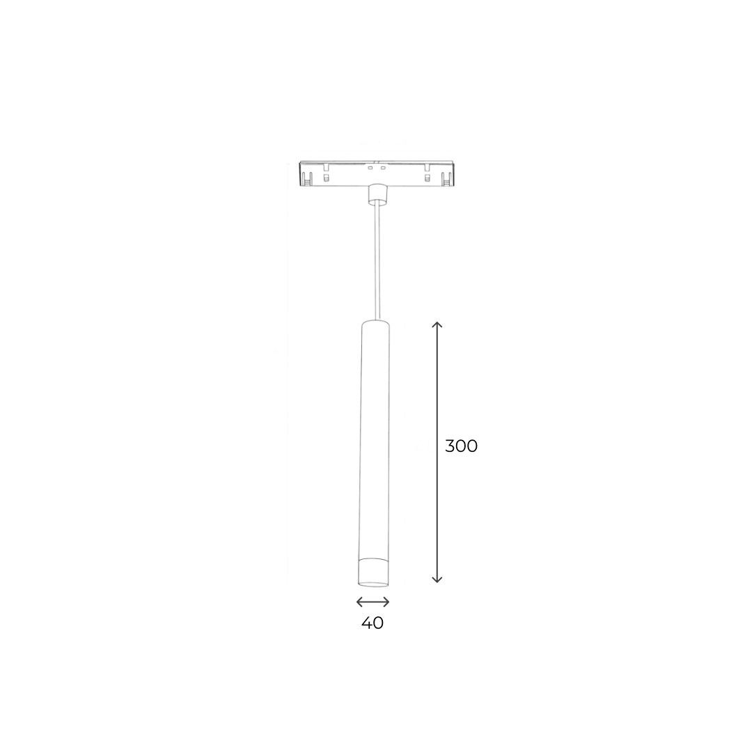 Светильник трековый 4в1 IZILED 12W 48V IZ48-1512BK