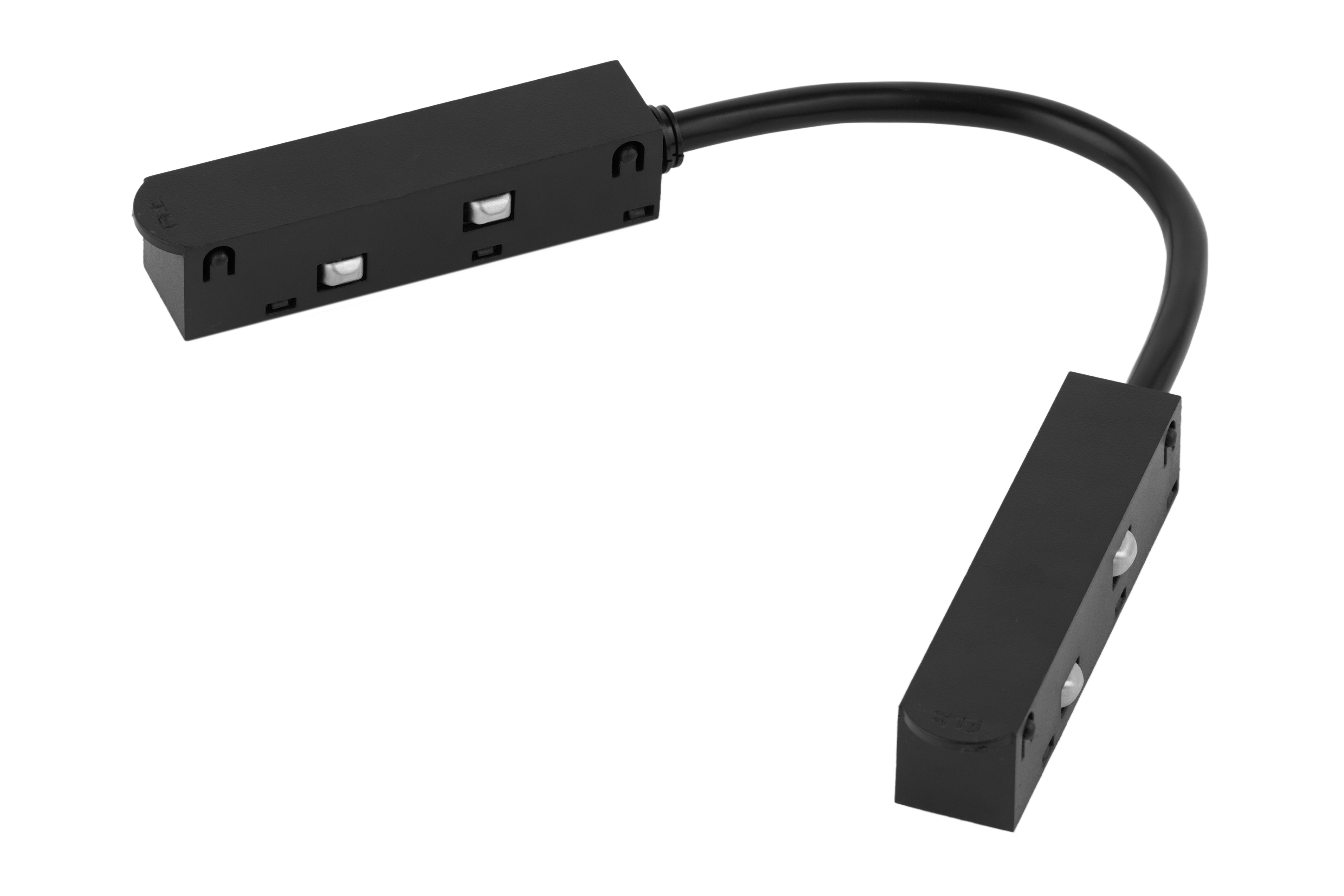Коннектор гибкий угловой IZILED 48V IZ48-2200BK