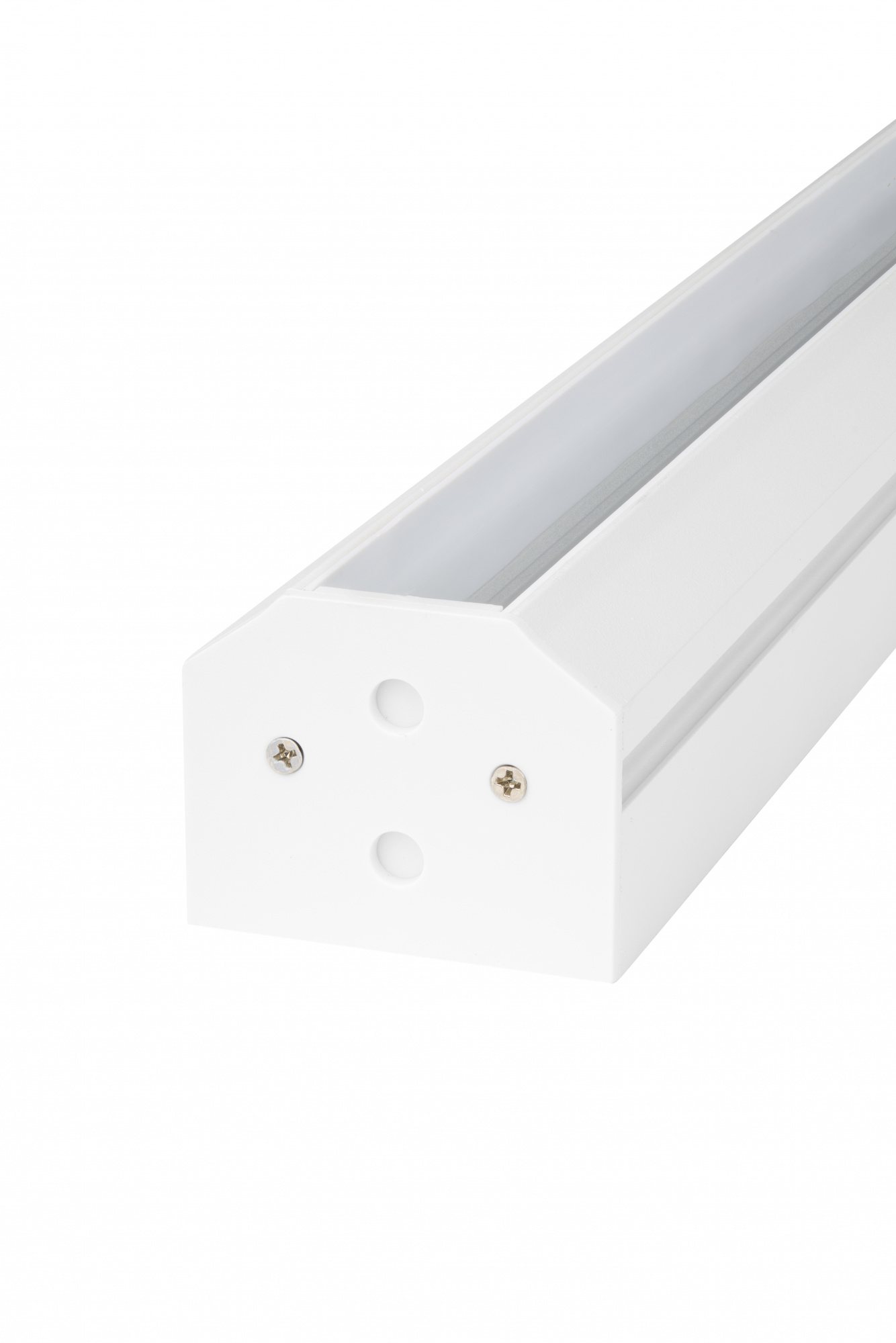 Магнитный шинопровод 3м под натяжной потолок IZILED 220V IZ220-3000WH (торцевые заглушки в комплекте)