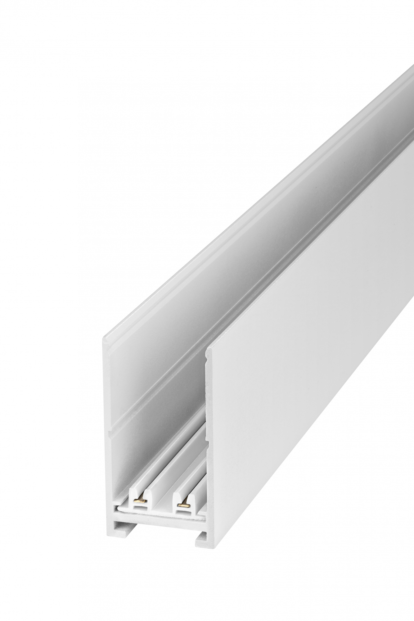Магнитный шинопровод 2м накладной IZILED 220V IZ220-2002WH (торцевые заглушки в комплекте)